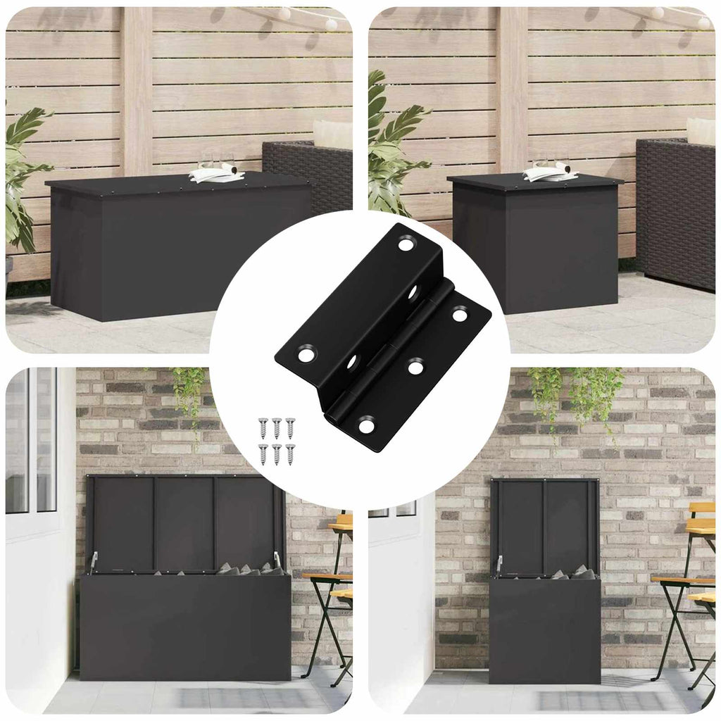 Bisagra 537 pcs Negro 38 x 17 x 60 mm Hierro