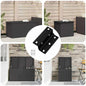 Bisagra 537 pcs Negro 38 x 17 x 60 mm Hierro