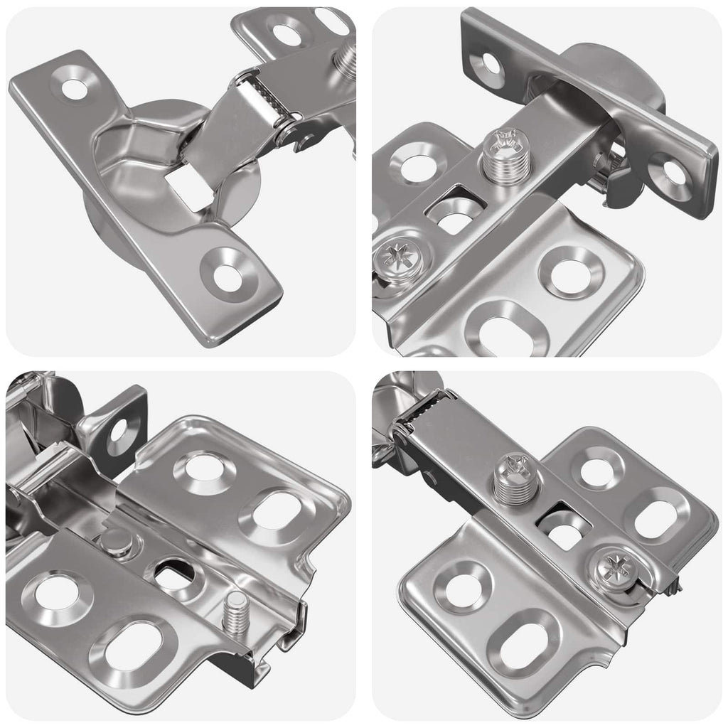 Bisagra 12 pcs Níquel 85 x 52,5 x 9,5 mm Hierro