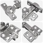 Bisagra 12 pcs Níquel 85 x 52,5 x 9,5 mm Hierro