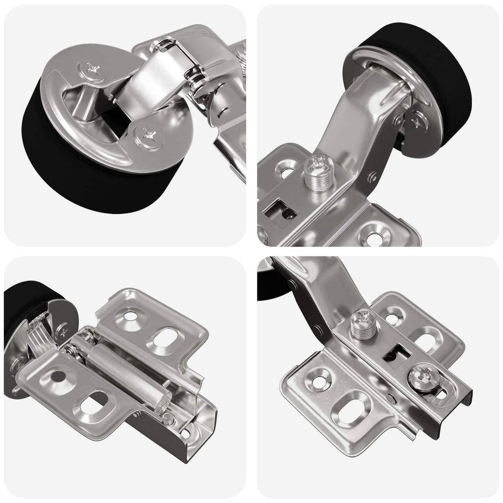Bisagra 12 pcs Plateado 35 mm Hierro