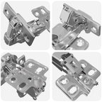 Bisagra 12 pcs Níquel 139 x 64,1 x 10 mm Hierro