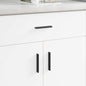 Handle 12 pcs Black 106 x 7.4 x 15.5 mm Aluminum