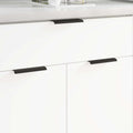 Mango 12 pcs Negro 120 x 39.6 x 17 mm Aluminio