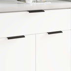 Mango 12 pcs Negro 120 x 39.6 x 17 mm Aluminio