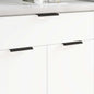 Mango 12 pcs Negro 120 x 39.6 x 17 mm Aluminio