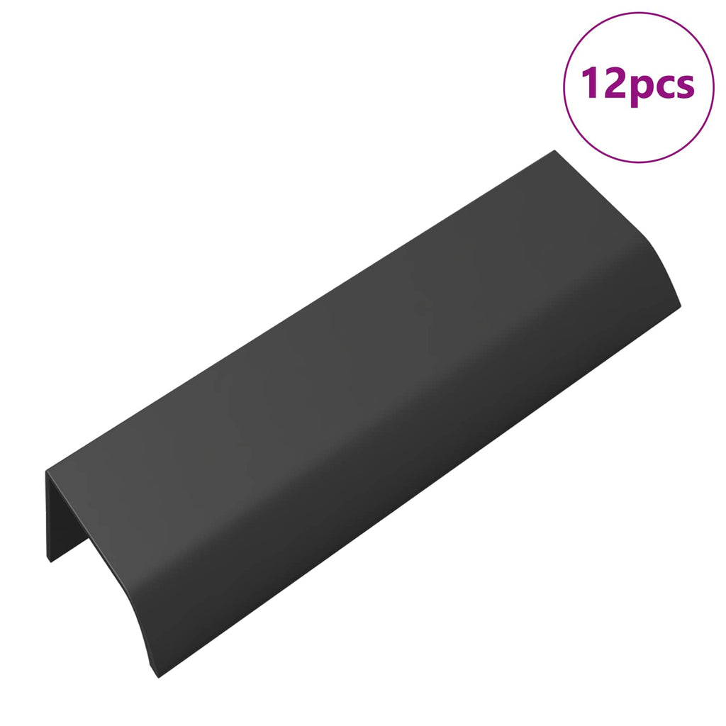 Mango 12 pcs Negro 120 x 39.6 x 17 mm Aluminio