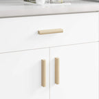 Mango Recto 12 pcs Color Madera Natural 130 x 25 x 30 mm