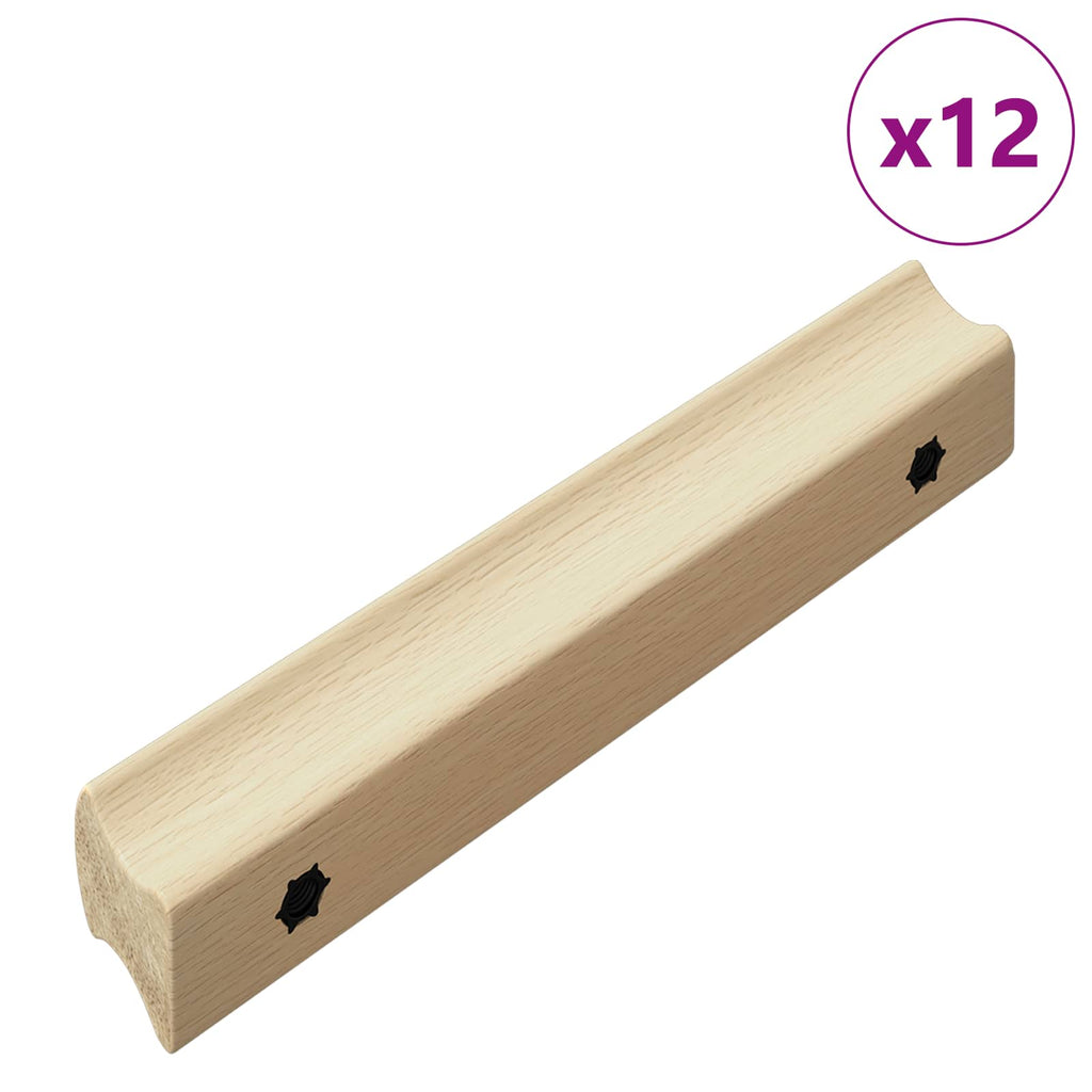 Mango Recto 12 pcs Color Madera Natural 130 x 25 x 30 mm