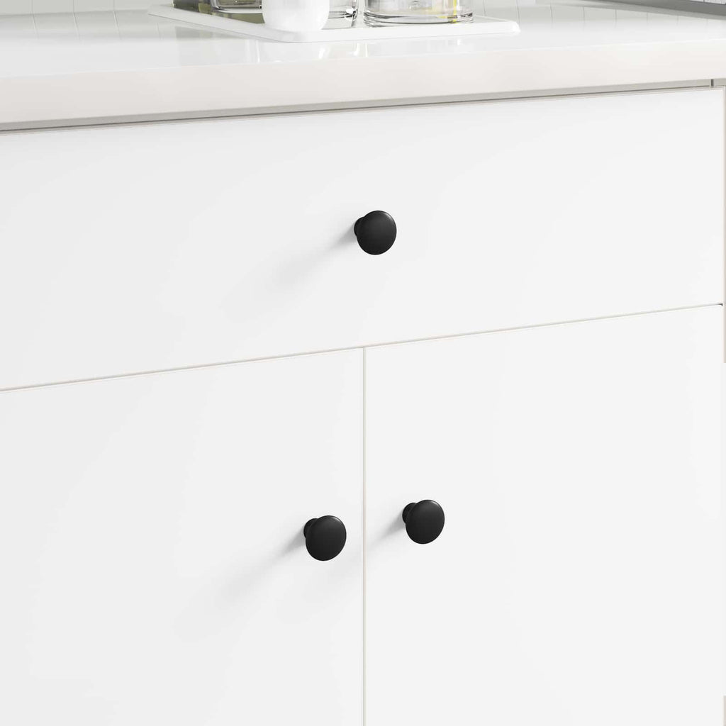 Mango 12 pcs Negro Ø30 mm Aluminio