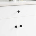 Mango 12 pcs Negro Ø30 mm Aluminio