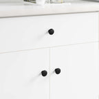 Mango 12 pcs Negro Ø30 mm Aluminio