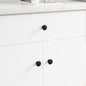 Mango 12 pcs Negro Ø30 mm Aluminio