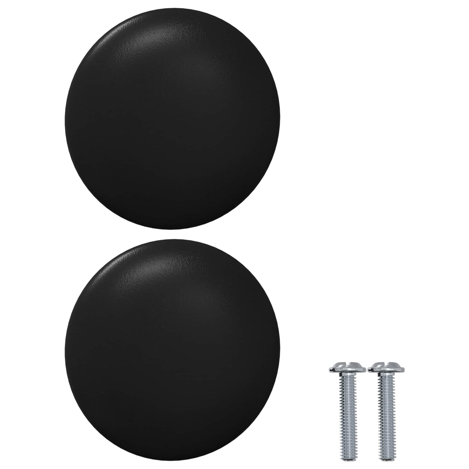 Mango 12 pcs Negro Ø30 mm Aluminio