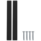 Manija de muebles 530 pcs Negro 105 x 12 x 36 mm Hierro