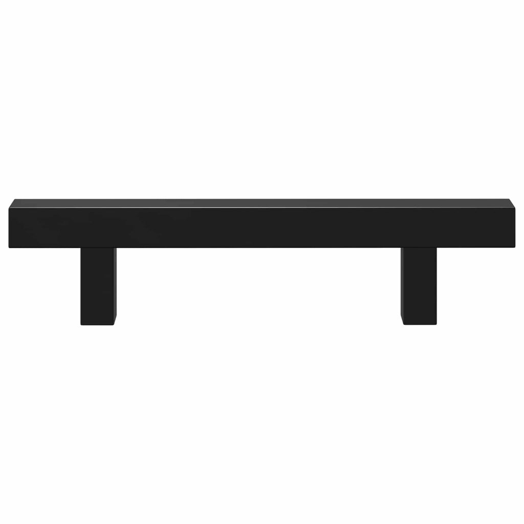 Manija de armario 12 pcs Negro 150 x 12,3 x 35,2 mm