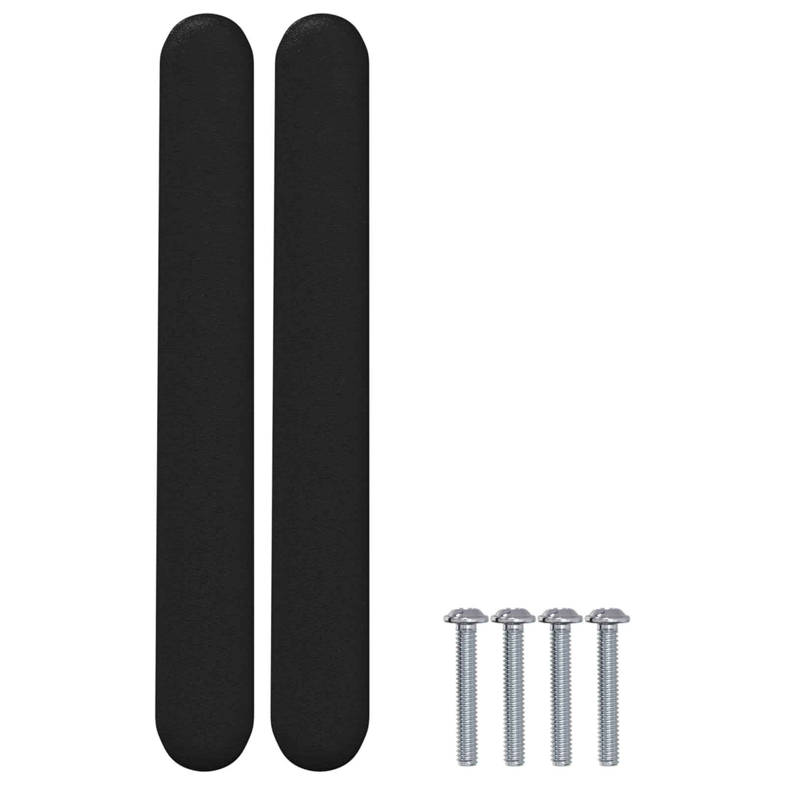 Manija de armario 12 pcs Negro 121 x 16.6 x 28.3 mm Hierro