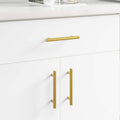 Manija de armario 12 pcs Dorado 150 mm Acero inoxidable