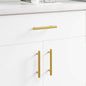 Manija de armario 12 pcs Dorado 150 mm Acero inoxidable