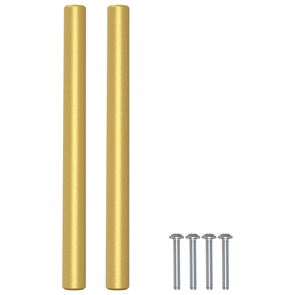 Manija de armario 12 pcs Dorado 150 mm Acero inoxidable