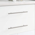 Manija de armario 12 pcs Plateado 300 mm Acero inoxidable
