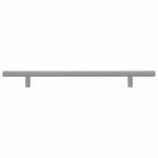 Manija de armario 12 pcs Plateado 300 mm Acero inoxidable
