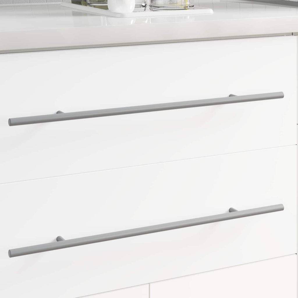 Mango 12 pcs Plateado 500 mm Acero