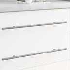 Mango 12 pcs Plateado 500 mm Acero