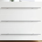 Manija de armario 12 pcs Plateado 700mm Acero inoxidable