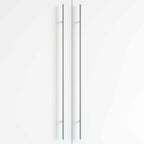 Manija de armario 12 pcs Plateado 900 mm Acero inoxidable
