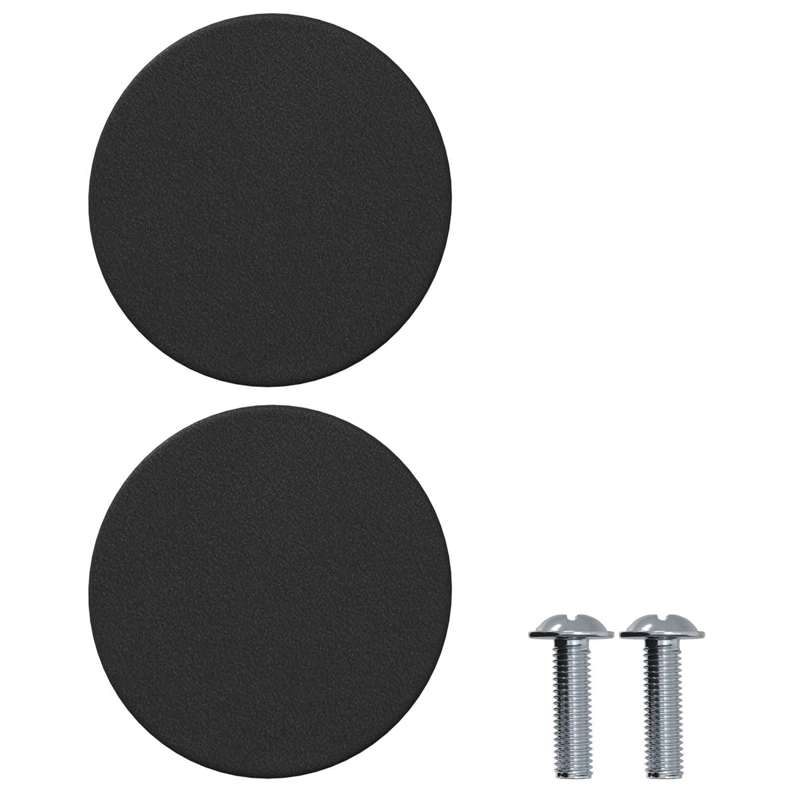 Perillas de armario 12 pcs Negro M4 x 12 mm Hierro
