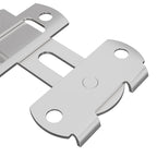 Cerradura de puerta 12 pcs Plateado 70 x 8 mm Acero