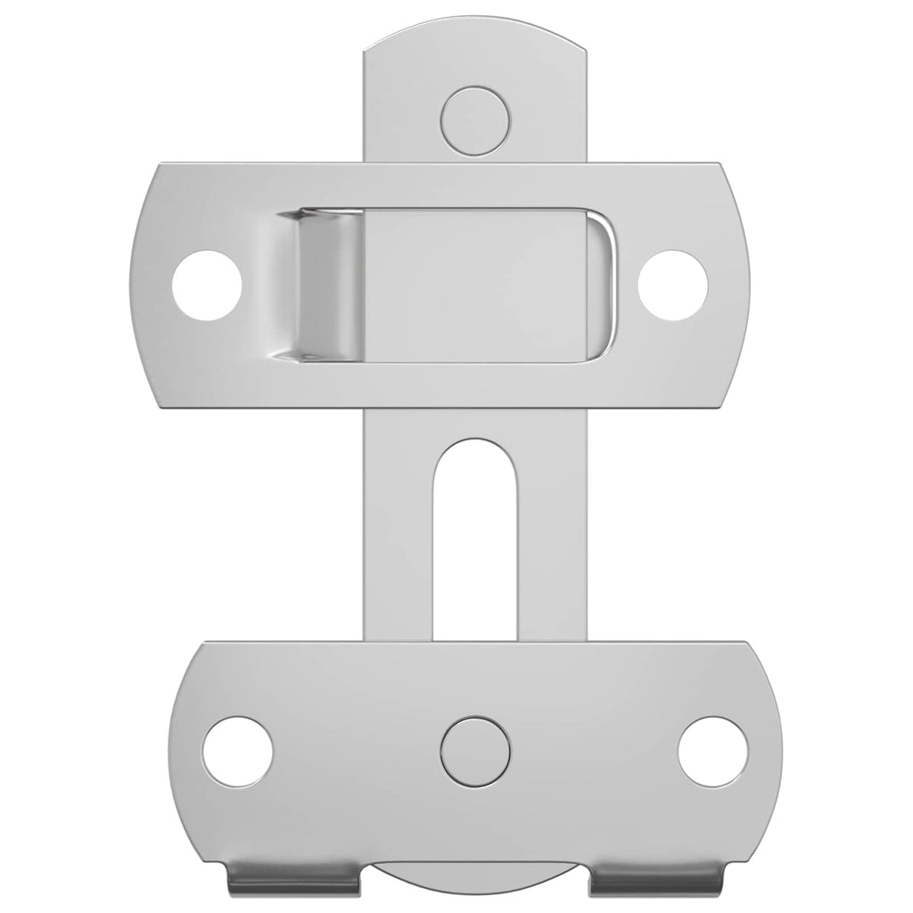 Cerradura de puerta 12 pcs Plateado 70 x 8 mm Acero