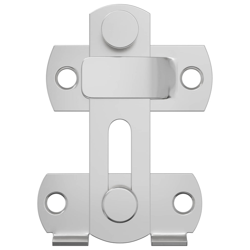 Cerradura de puerta 12 pcs Plateado 70 x 8 mm Acero