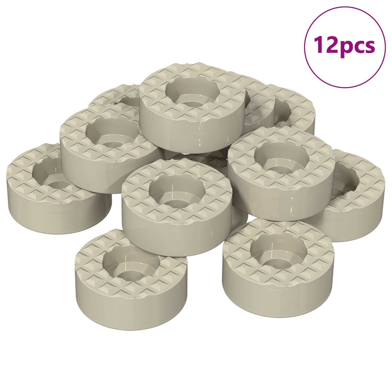 Protectores de suelo para patas de silla 12 pcs Transparente