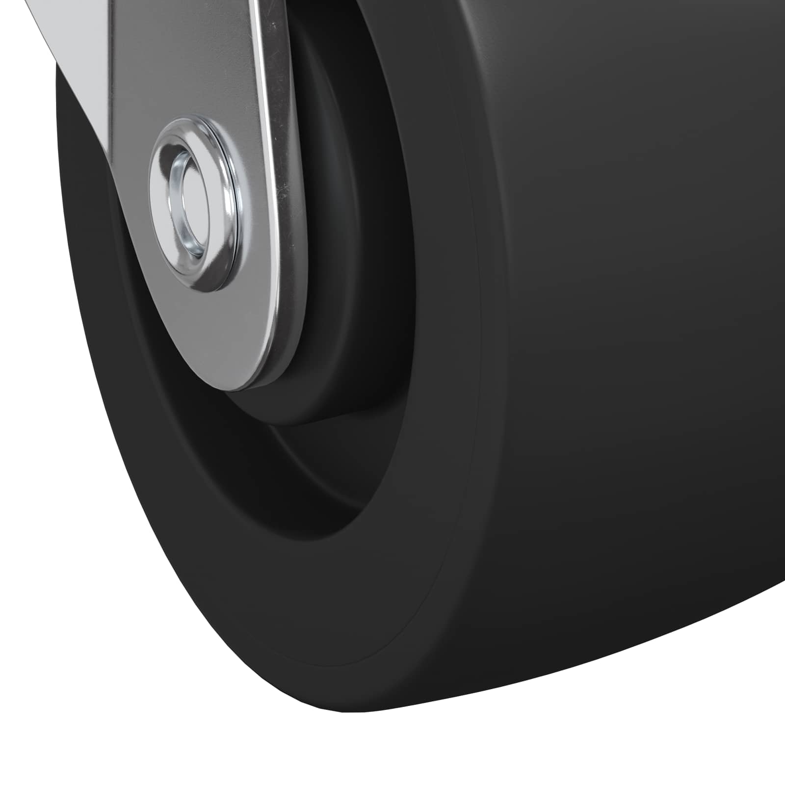 Rueda 12 pcs Negro y plateado 50,7 x 50,7 x 24,4 mm