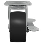 Rueda 12 pcs Negro y plateado 50,7 x 50,7 x 24,4 mm