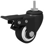 Ruedas 12 pcs Negro M6 x 37 mm Hierro y Nailon
