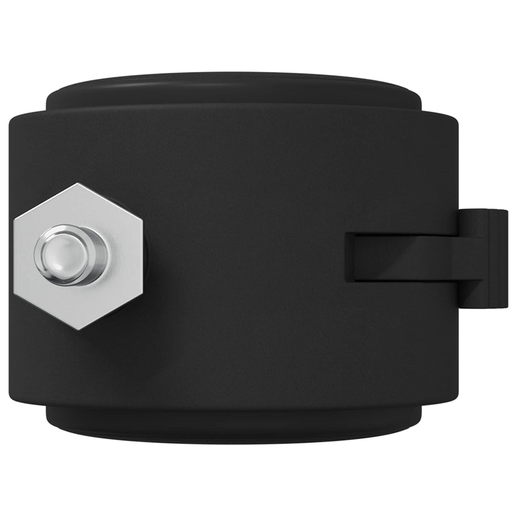 Rueda 12 pcs Negro y Plata 40,1 x 40,1 x 37,8 mm Hierro y PP