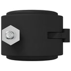 Rueda 12 pcs Negro y Plata 40,1 x 40,1 x 37,8 mm Hierro y PP