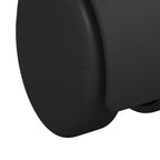 Ruedas 12 pcs Negro 40,1 x 37,8 mm PP y hierro