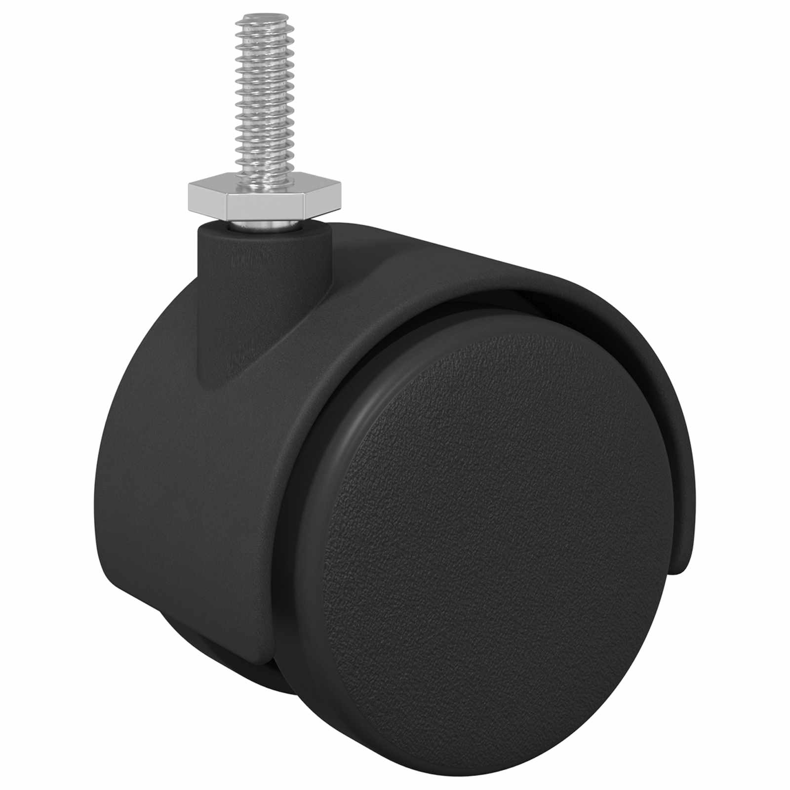 Ruedas 12 pcs Negro 40,1 x 37,8 mm PP y hierro