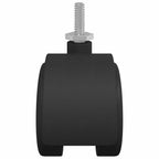 Ruedas 12 pcs Negro 40,1 x 37,8 mm PP y hierro