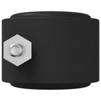 Ruedas 12 pcs Negro 40,1 x 37,8 mm PP y hierro