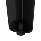 Patas de Muebles 12 pcs Negro 54,1 x 54,1 x 100 mm Hierro