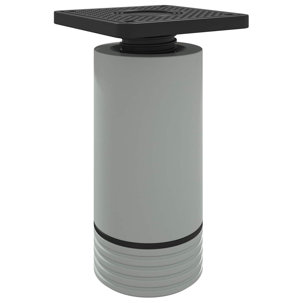 Patas de Muebles Ajustable 12 pcs 64 x 64 x 100 mm PP