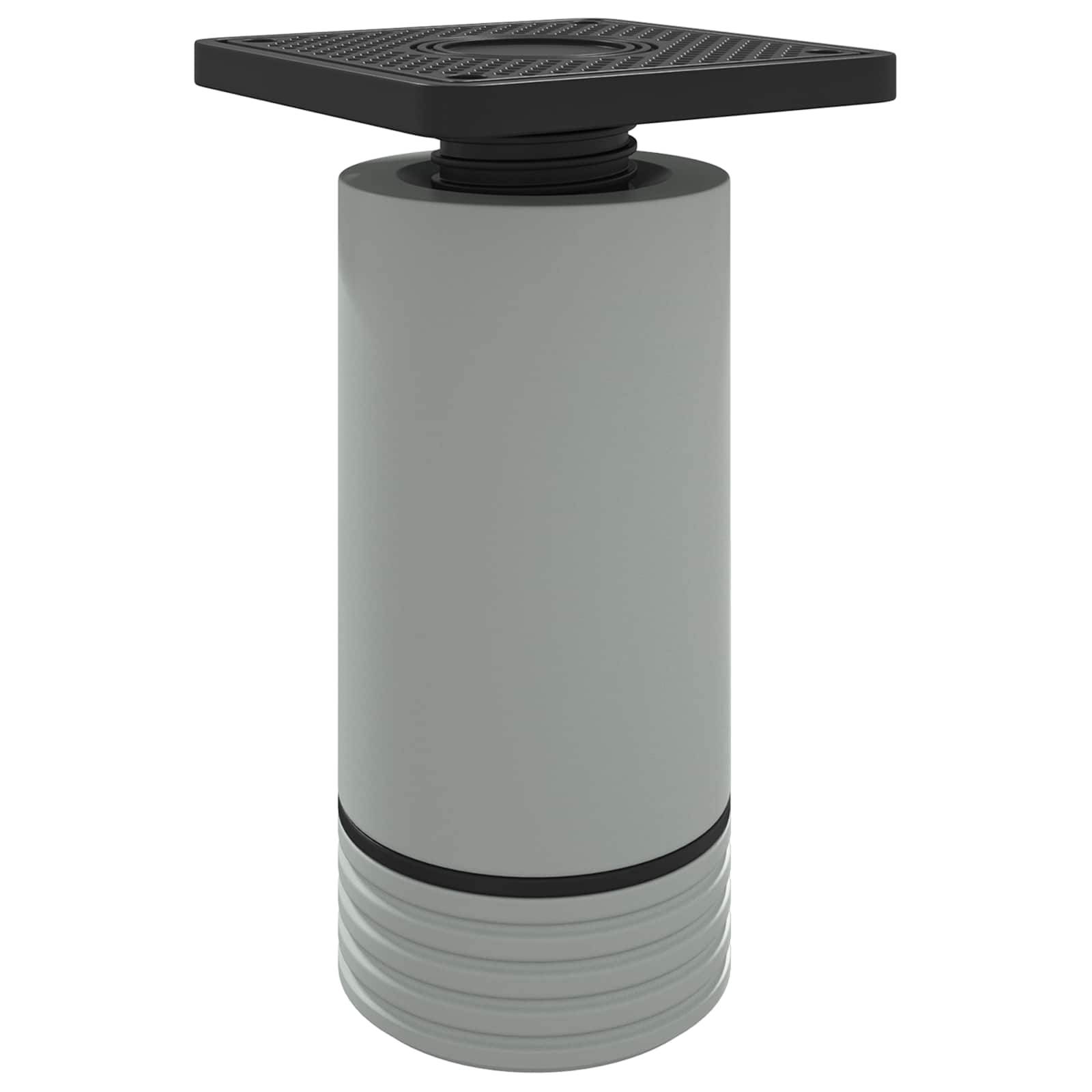 Patas de Muebles Ajustable 12 pcs 64 x 64 x 100 mm PP