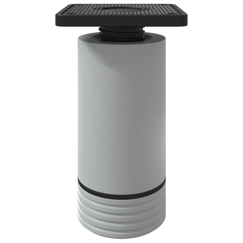 Patas de Muebles Ajustable 12 pcs 64 x 64 x 100 mm PP