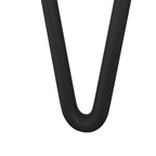 Pata de Mueble 12 pcs Negro 54.1 x 54.1 x 100 mm Hierro