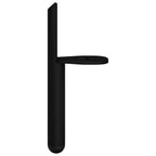 Patas de Muebles 12 pcs Negro 66 x 36 x 160 mm Hierro